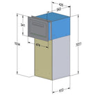 Extra Large Parcel Box for Gates & Fences & Side Panels – Epsilon GM