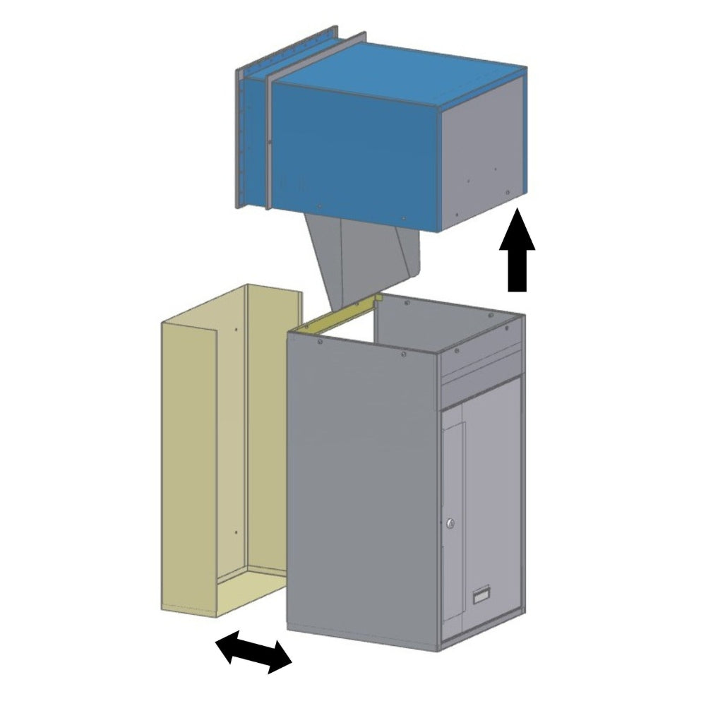 Extra Large Parcel Box for Gates & Fences & Side Panels – Epsilon GM
