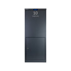 Large Free Standing Parcel Box For Outdoors   ParcelPod 3   Anthracite Grey   Front Access
