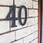Large House Number In Dark Grey