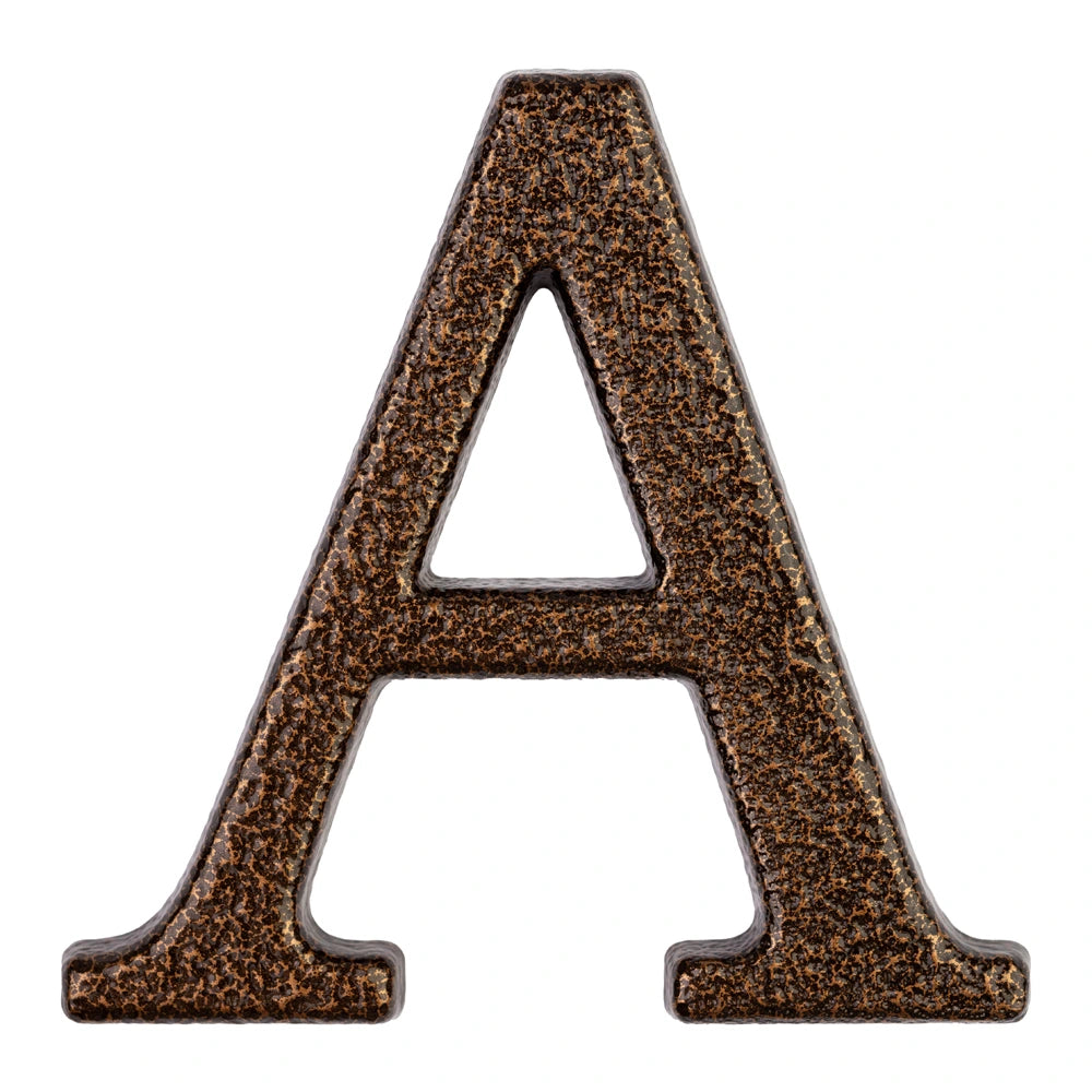 Large House Numbers Bronze A
