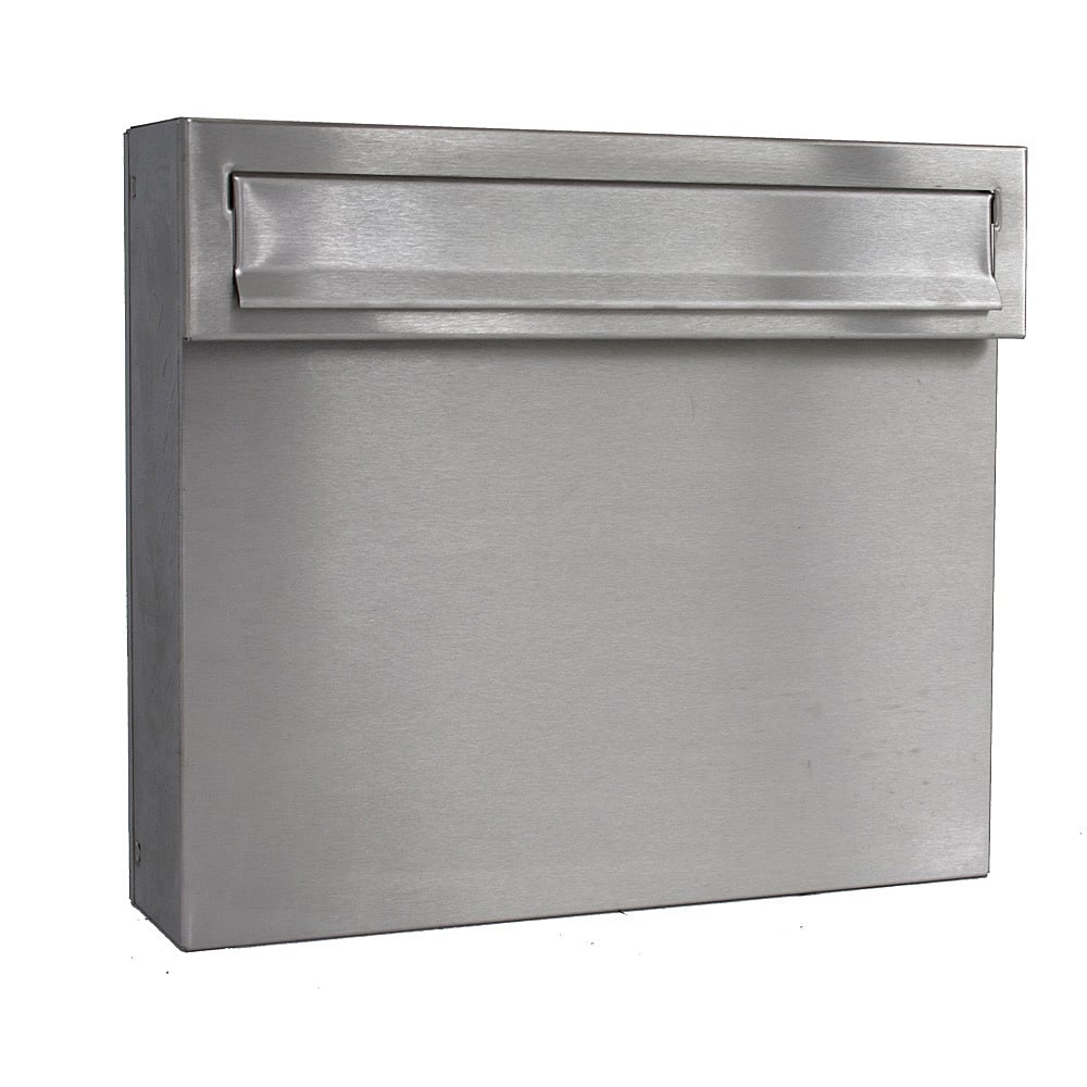 Letterbox For Gates & Fences External Rear Access LAD 050 Stainless Steel