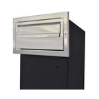 Letterbox For Gates & Fences Rear Access Gatehouse W3 Stainless Steel
