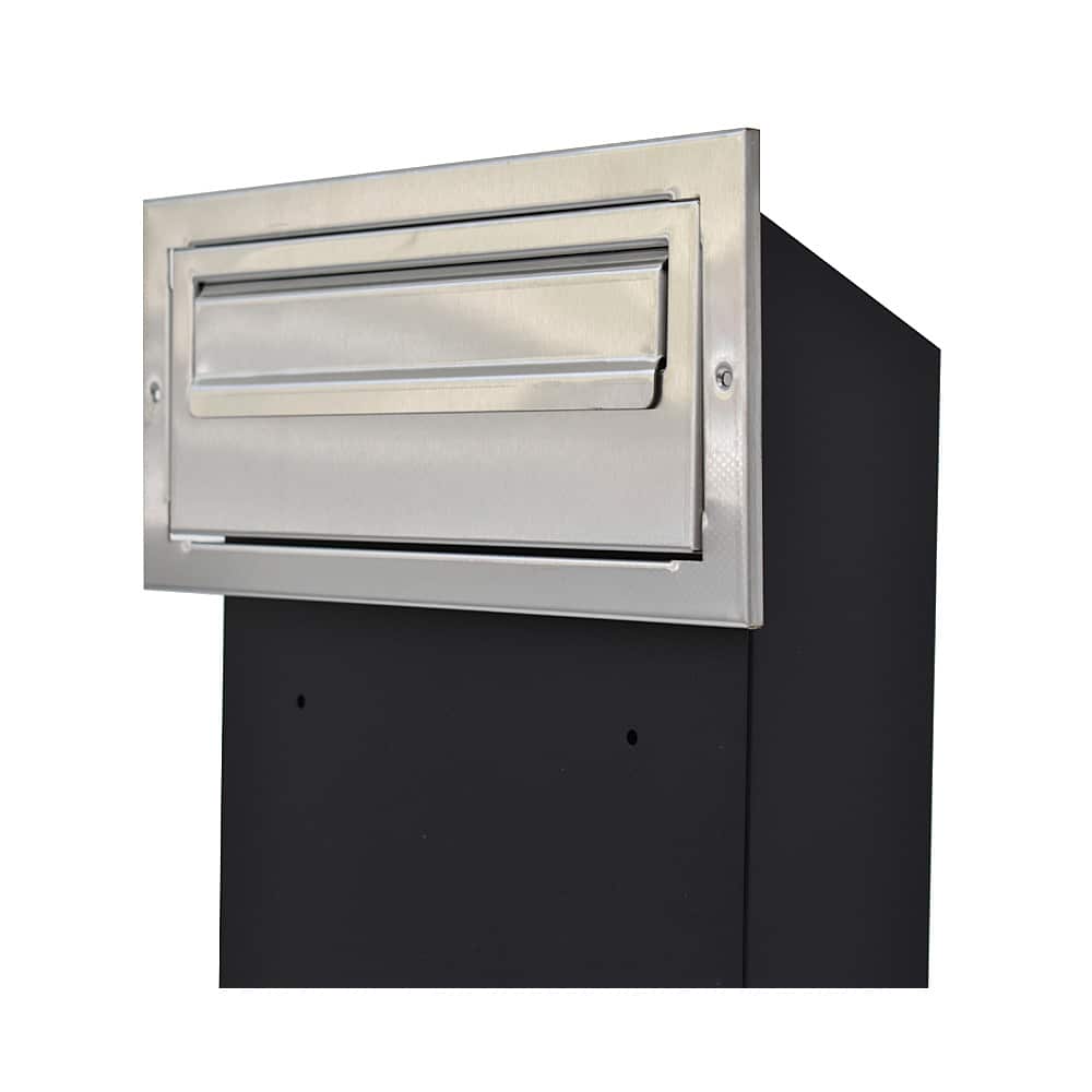 Letterbox For Gates & Fences Rear Access Gatehouse W3 Stainless Steel
