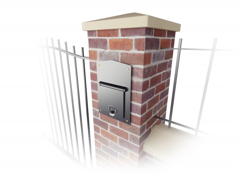 Kingsbury Through The Wall Cast Aluminium Mailbox
