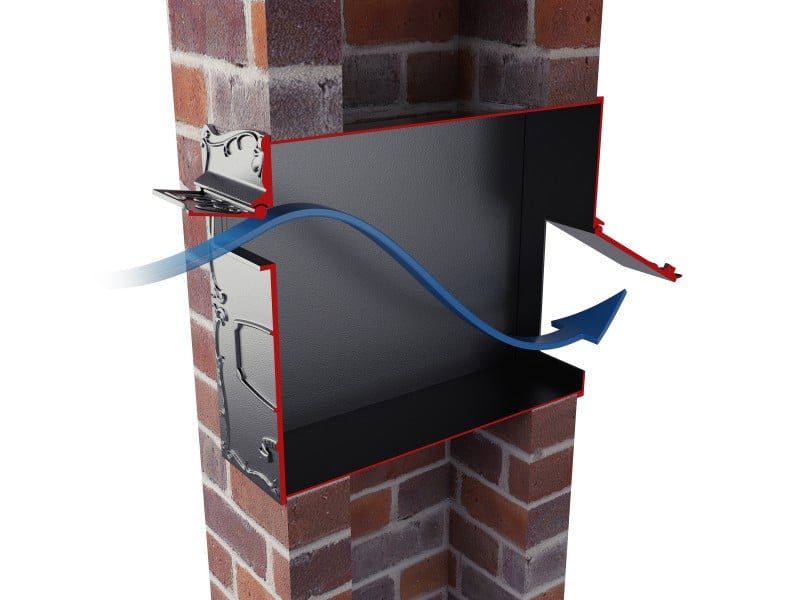 Kingsbury Through The Wall Cast Aluminium Mailbox