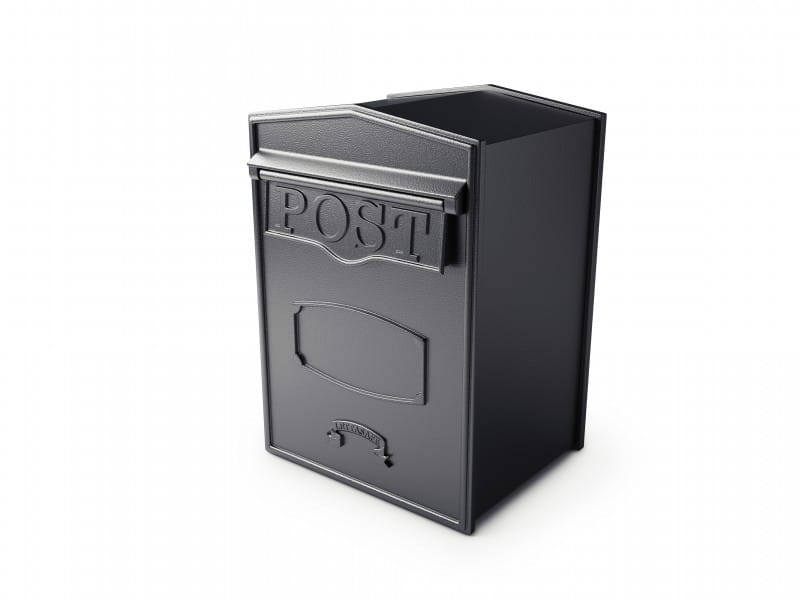 Bloomsbury Through The Wall Cast Aluminium Mailbox