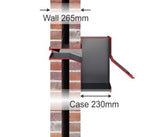 Stamford Through the Wall letterbox 265 wall diagram