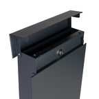 Minimalistic Wall Mounted Post Box Tonale How Opening Works