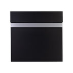 Modern Contemporary External Letterbox   Wall Mounted   Skylark In Black