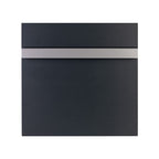 Modern Contemporary External Letterbox   Wall Mounted   Skylark In Dark Grey
