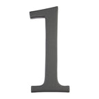 Modern House Numbers 1. Graphite