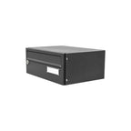 Wall Mounted Post Box for Flats Locking Letterbox Galvanised Steel - LBD-015 City Hall