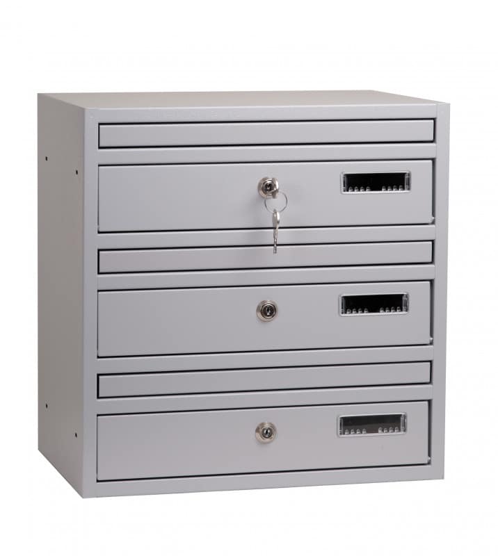Multiple wall mounted letter box E1-UK