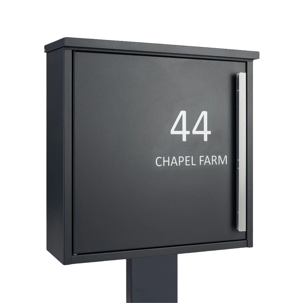 Modern Free Standing Front Access External Letterbox – Jackdaw