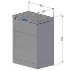 Outdoor Wall Mounted Parcel Box ParcelPod 1
