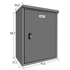 Paccobox XL-Parcel Box Dimensions Drawing
