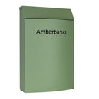 Pale Green Wall Mounted Letterbox Wren