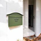 Pale Green Wall Mounted Post Box Partridge