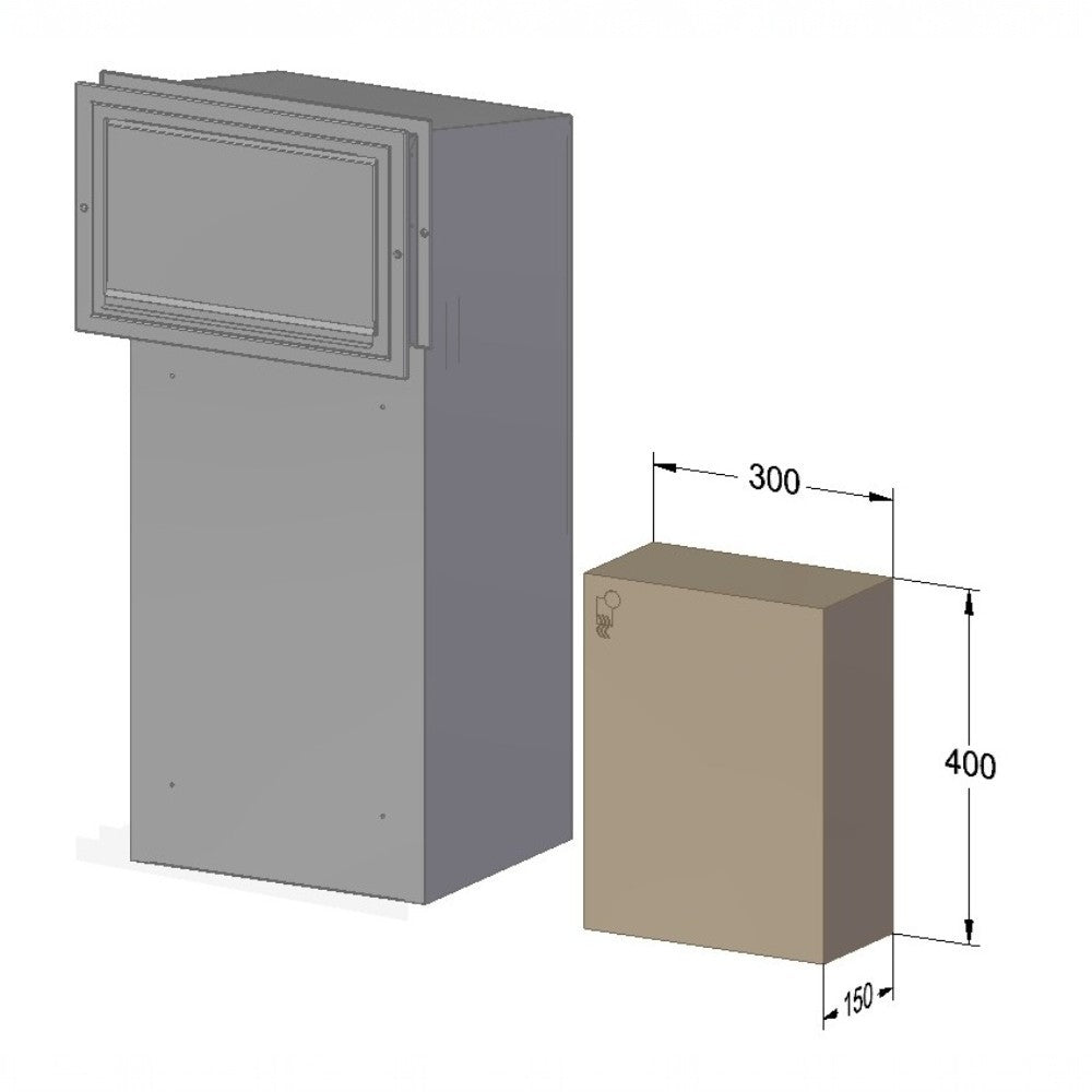 Parcel Box For Homes Sigma Paco Rear Access   Parcel Dimensions 2
