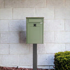 Pole Mounted Outdoor Post Box Albert