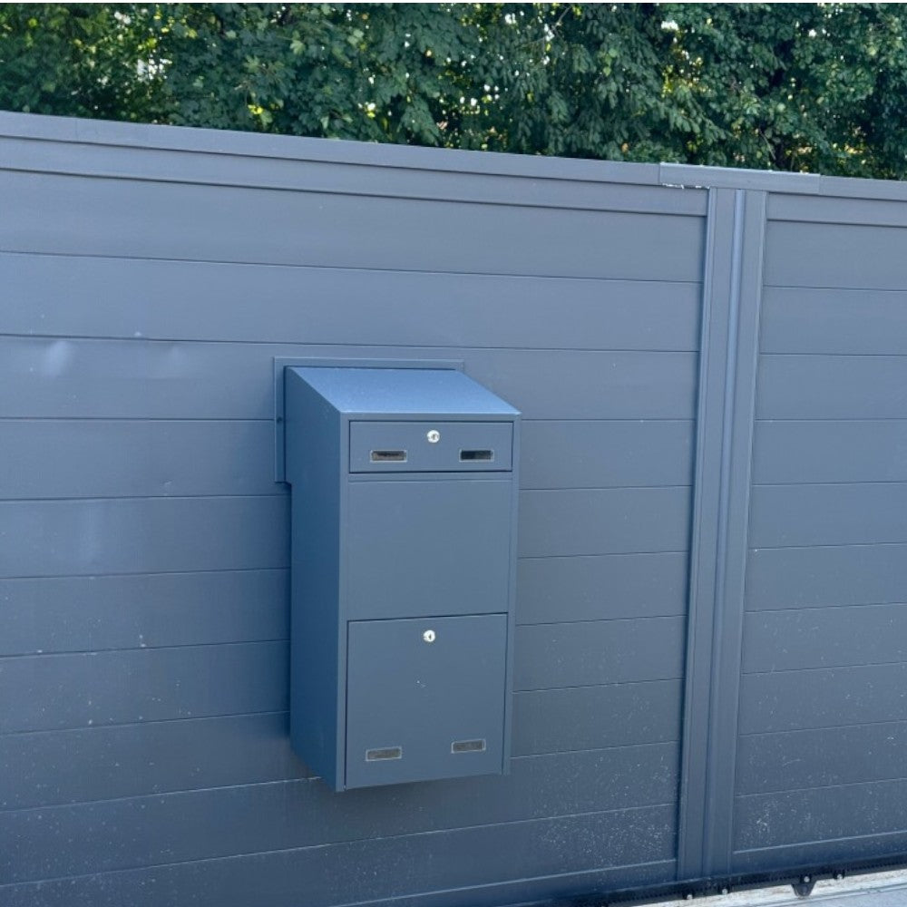 Post And Parcel Box Outdoor Sigma Aluminium Fence