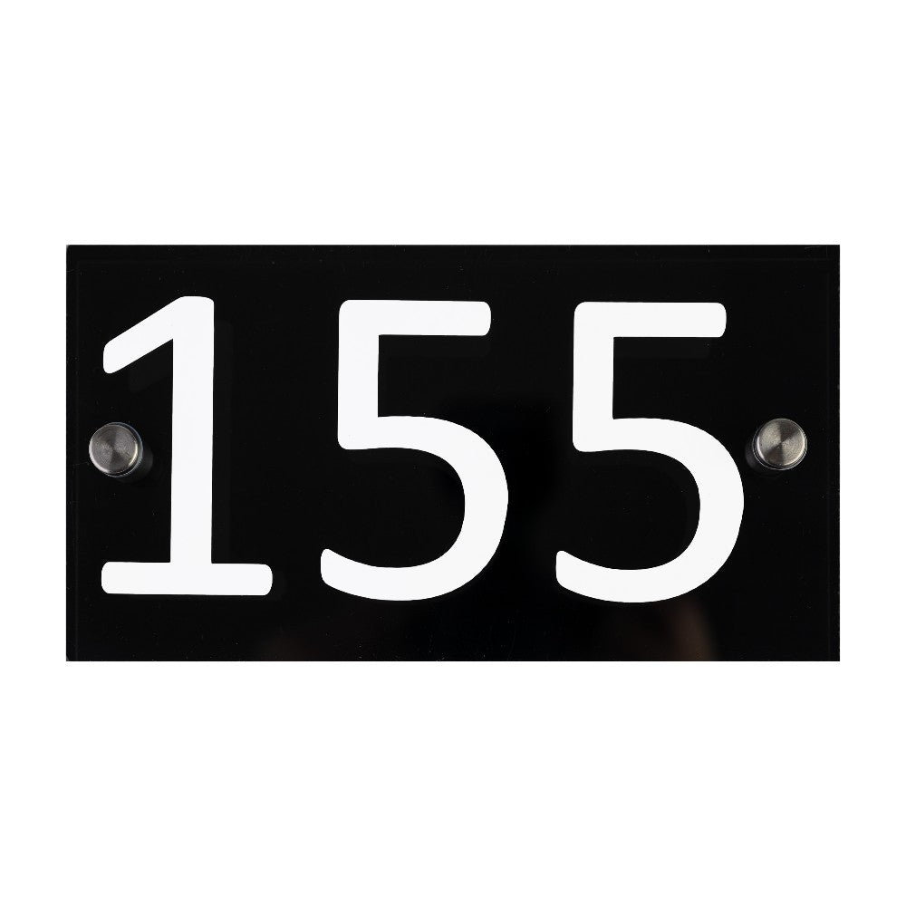 House Number Plaque - Aluminum House Number Sign