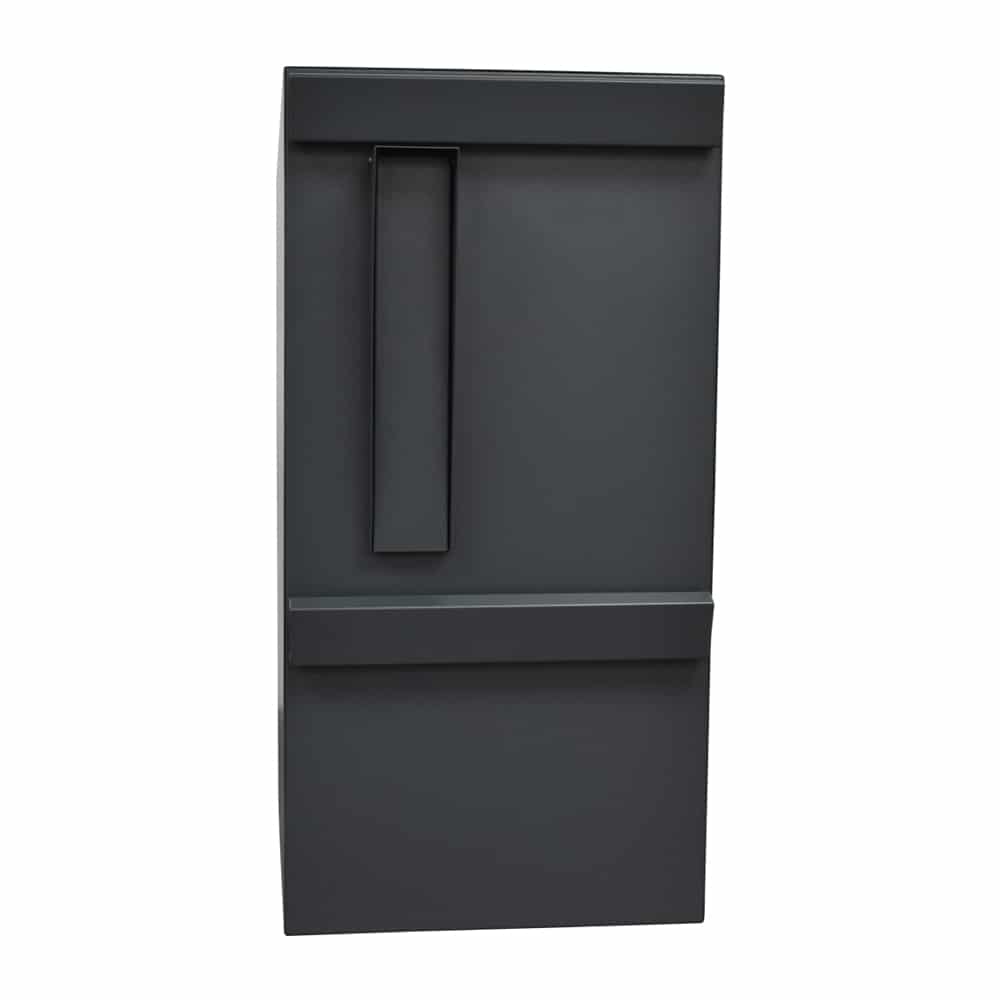 Rail mounted post box vertical w3-7