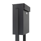 Rear Access Free Standing Letterbox Magnum RAL 7016
