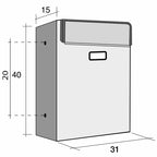 Rear Access Post Box Magnum