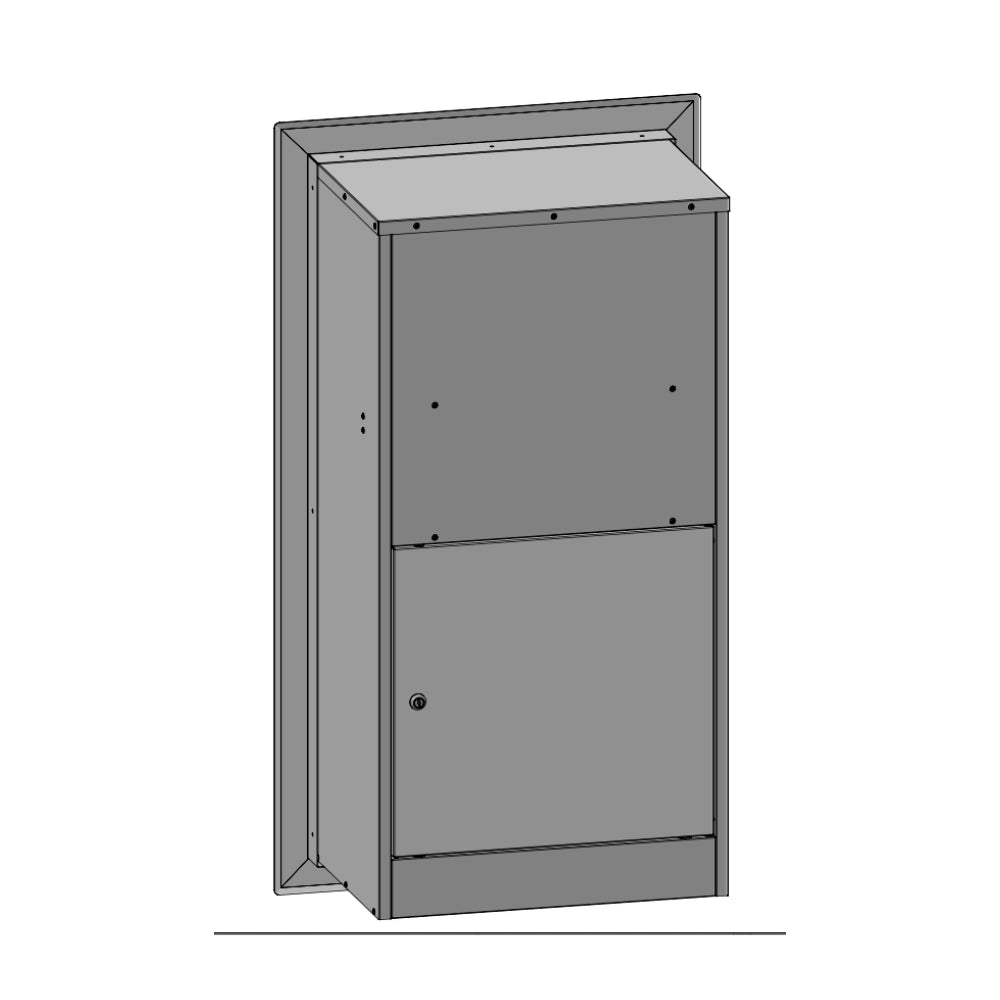 Extra Large Built In Parcel Drop Box Front Access – Buzzard RM