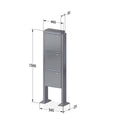 Rear Access Free Standing Post Boxes SLP