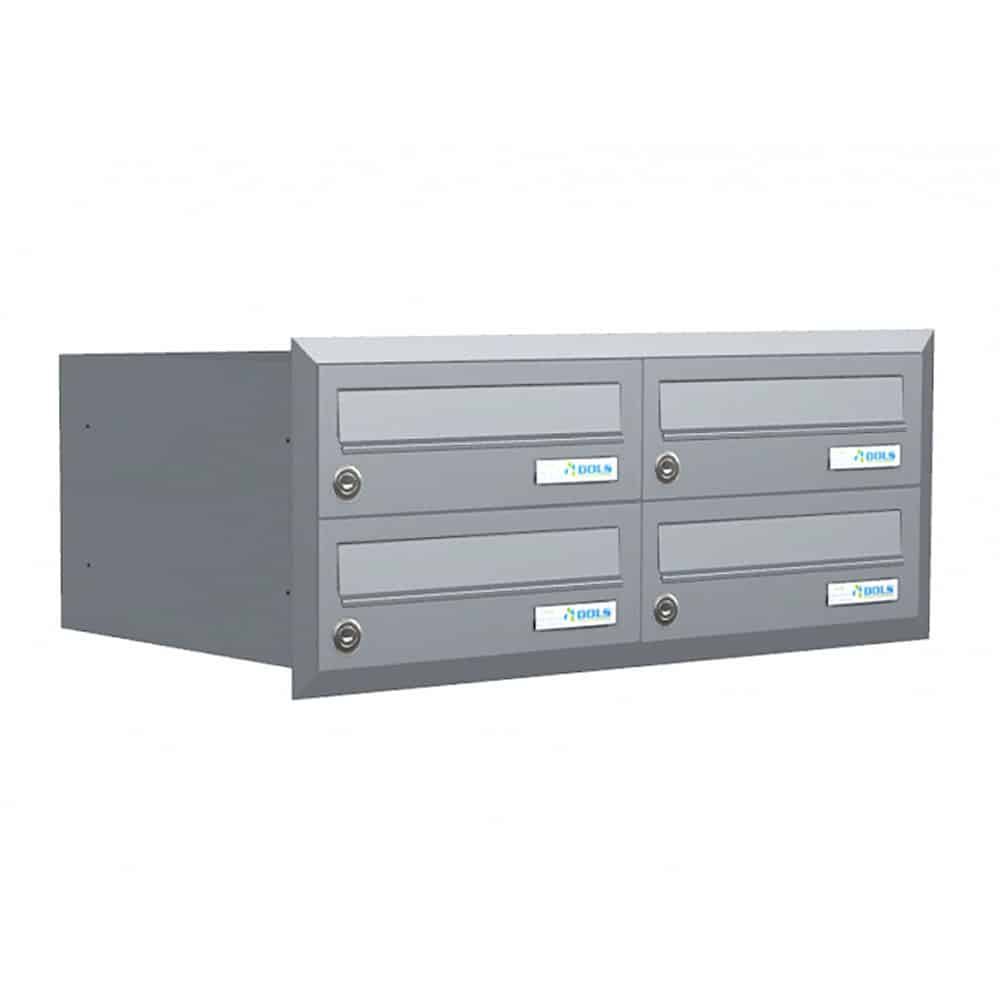 Recess Mounted Post Boxes For Flats City Hall LBD 01
