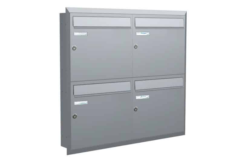 Recessed Mounted Communal Post Boxes LAD 01
