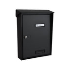 San Zenone Graphite Finish Wall Mounted Post Box