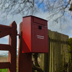 Secured Outdoor Wall Mounted Large Letterbox   Albert