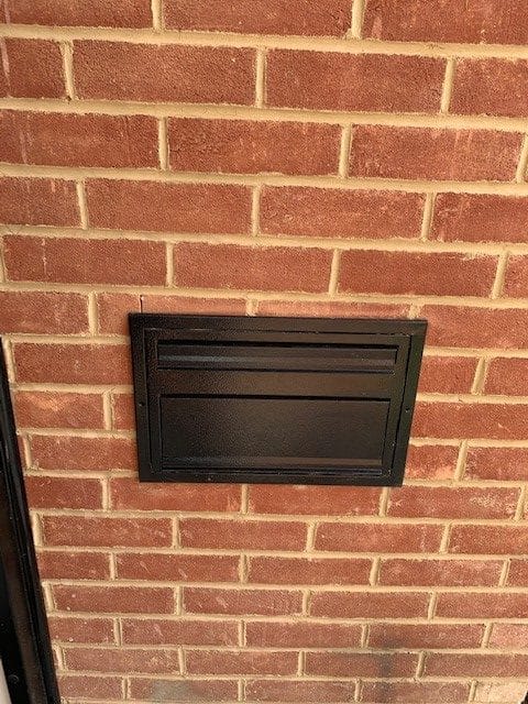 parcel box through the wall