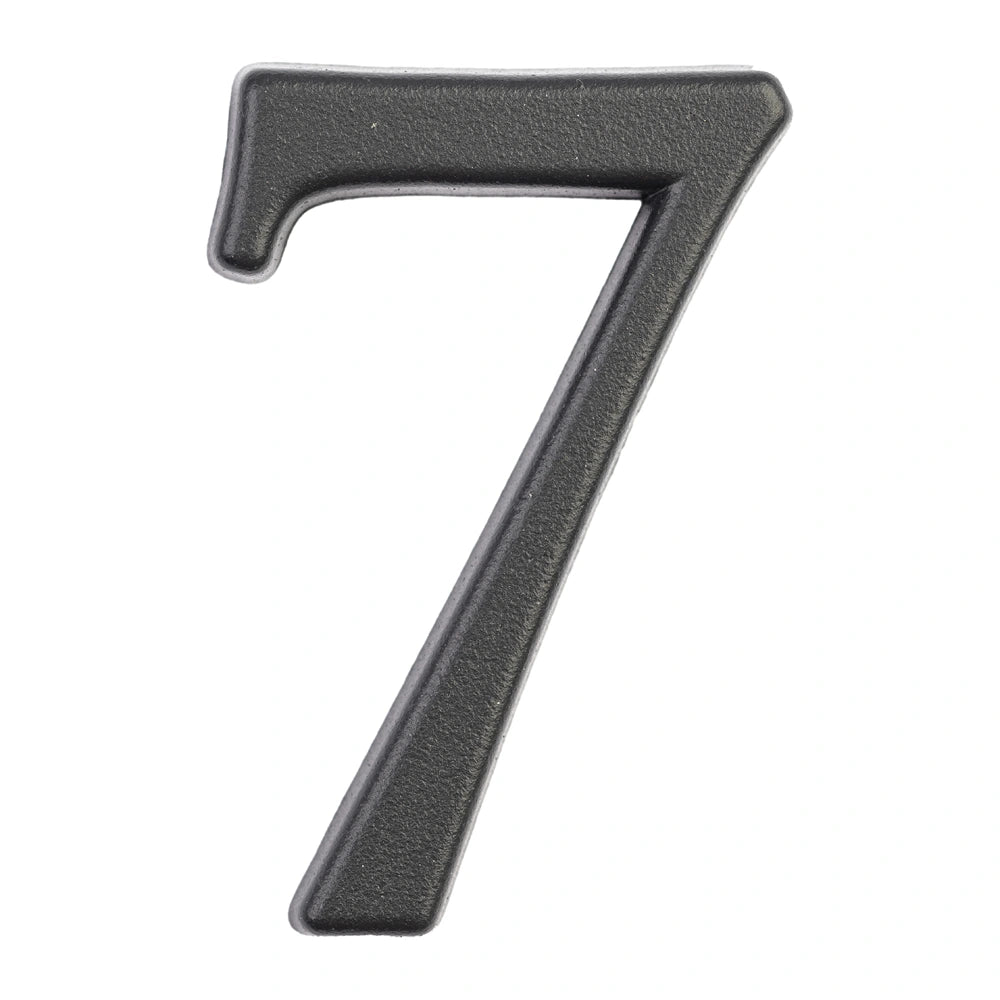 Small House Numbers 7 Graphite