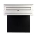 Stainless Steel Front Through Wall Letterbox For One Brick Wall W3 4 XL
