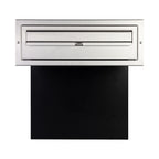 Stainless Steel Front Through Wall Letterbox For One Brick Wall W3 4 XL