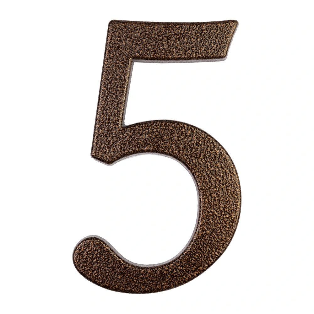 Street Numbers For House 5 Bronze