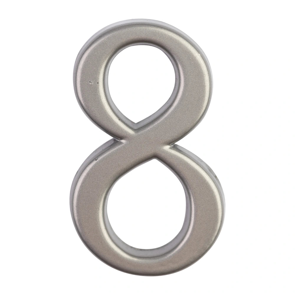 Street Numbers For House 8 Silver Small
