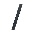 Stylish 3D House Numbers   Stainless Steel Powder Coated Anthracite Grey   Slash Sign
