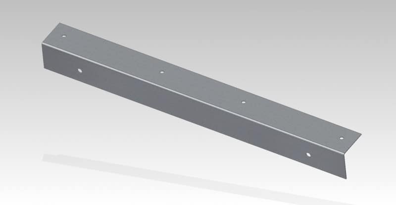 Supporting brackets for wall mounted post boxes