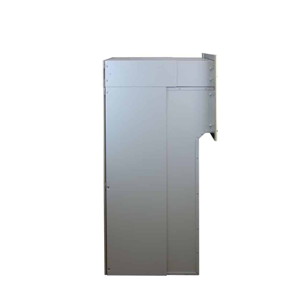 Through The Wall Telescopic Parcel Box Omega Stainless Steel