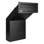 Through The Wall Letterbox Black Rolle