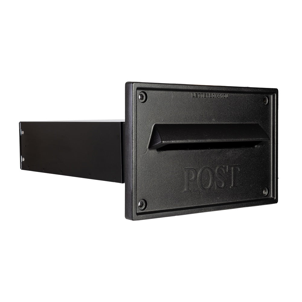 Through The Wall Letterbox LBD 042 With Nero Plate