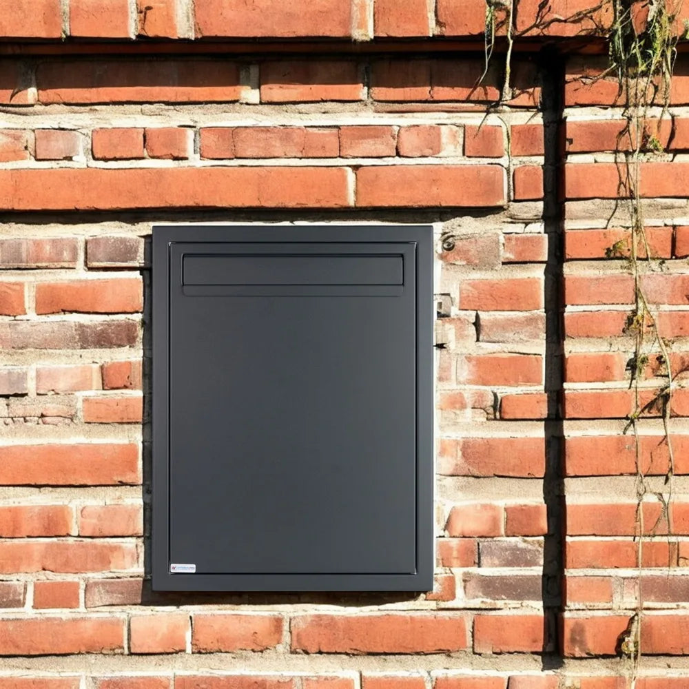 Through The Wall Rear Access Telescopic Mailbox Toldi