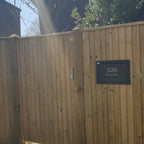 Through The Wall Large Parcel Box   Sigma Paco   Black   Lifestyle Photo 1