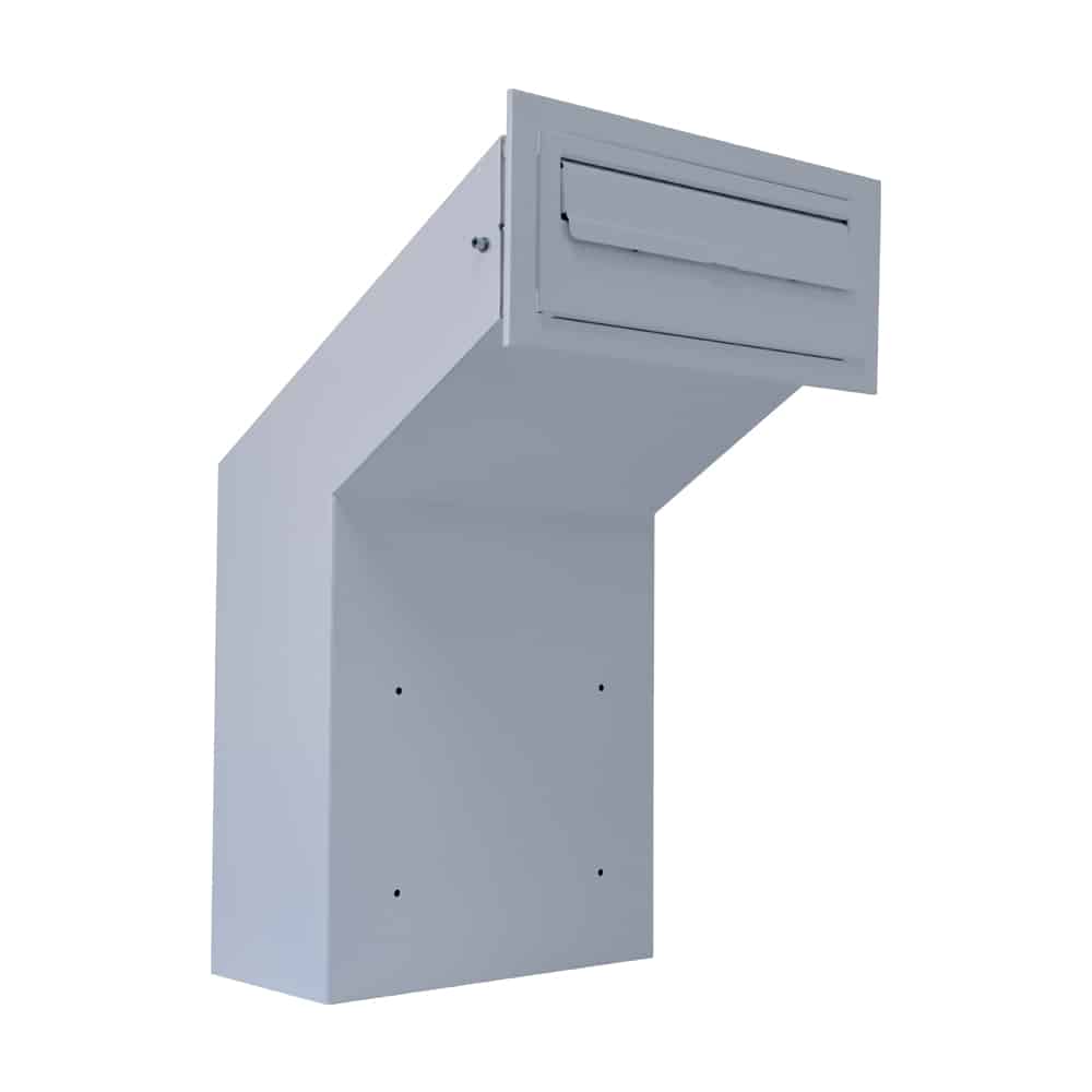 Through The Wall Letterbox Rolle White